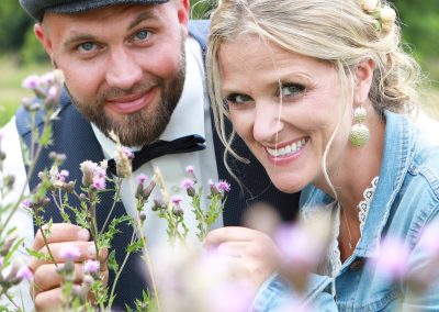 Hochzeitsfotografie in der Natur bei Wedel