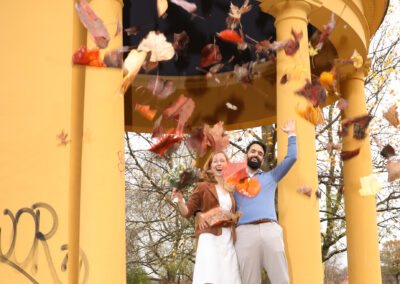 Hochzeitsfotografie im Herbst in Hamburg© Christof Plautz